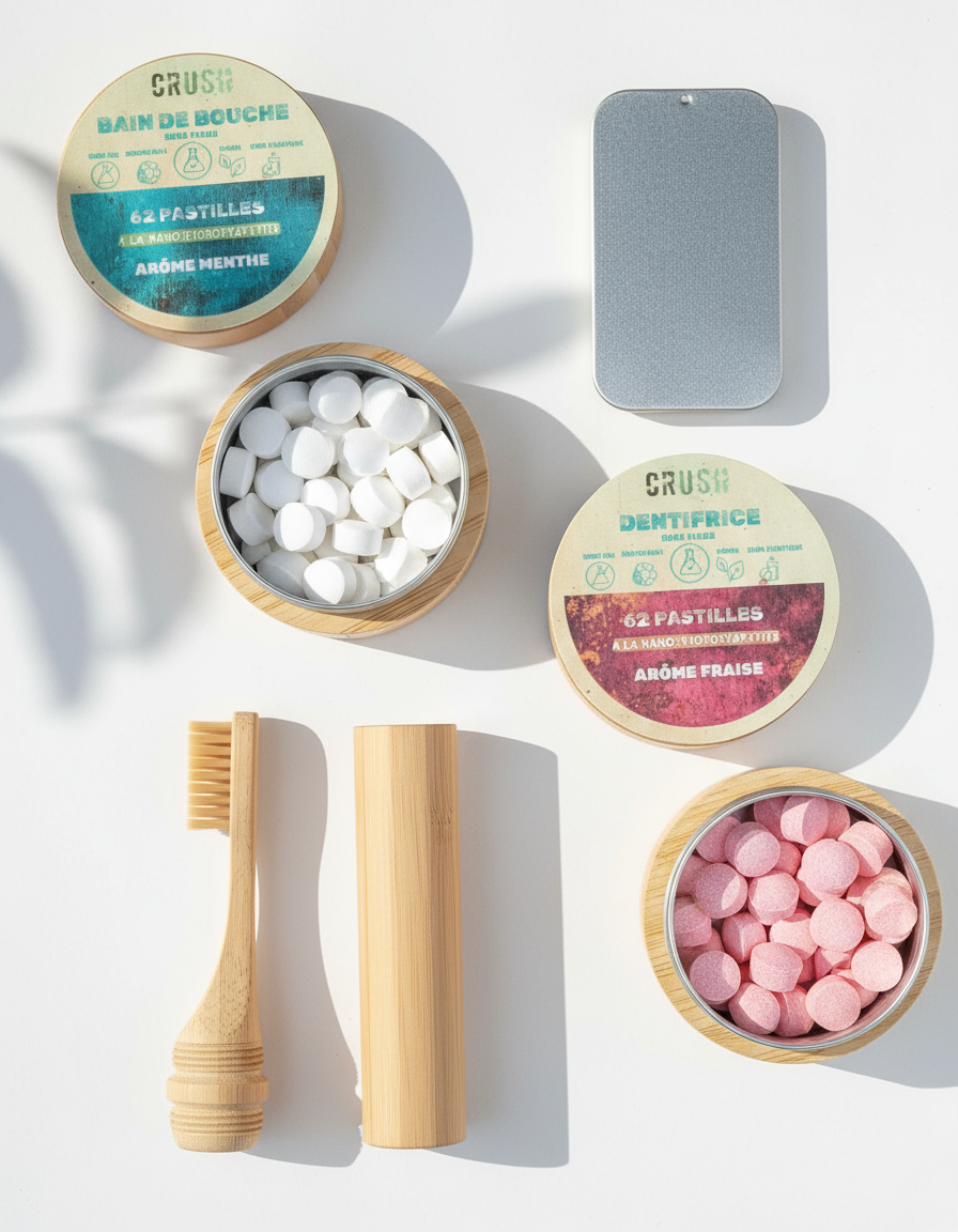 Kit DÉCOUVERTE – Hygiène dentaire naturelle & zéro plastique